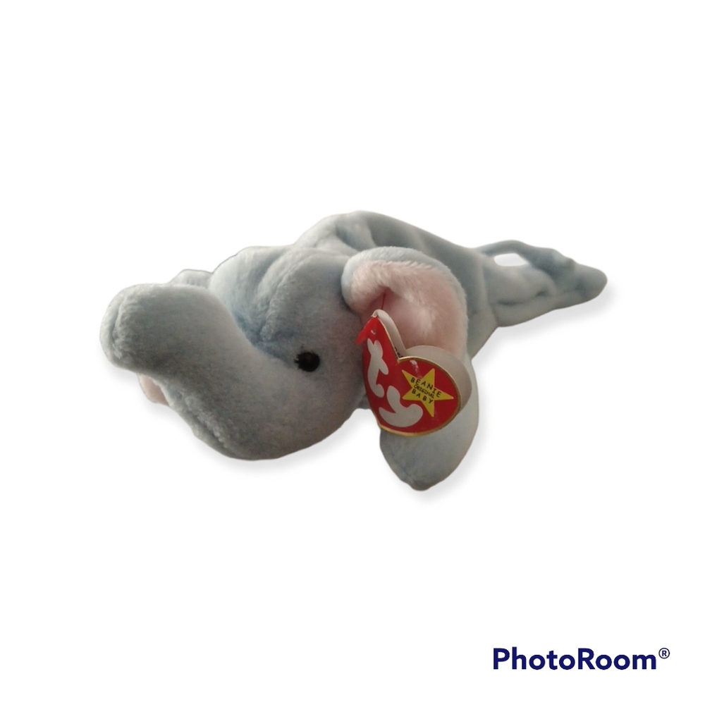 ✓Ty beanie baby elephant peanut 10in - Picture 3 of 13